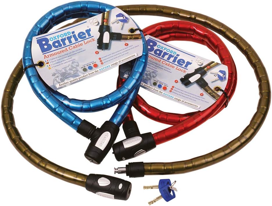 Oxford Barrier Panzerkabelschloss – Bronze (Smoke)
