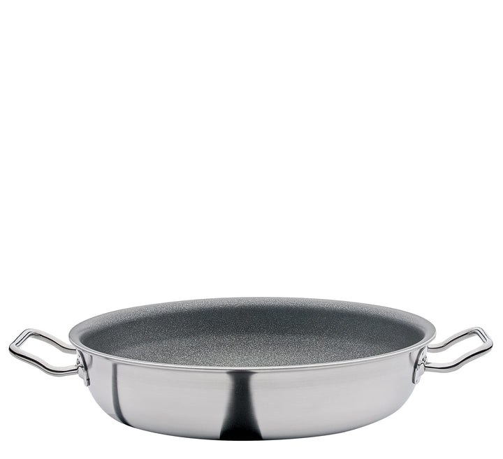 Spring Vulcano Intense Pro Servierpfanne XL | Hochrand 7cm | Ø24cm | Antihaftbeschichtet mit Schweiz