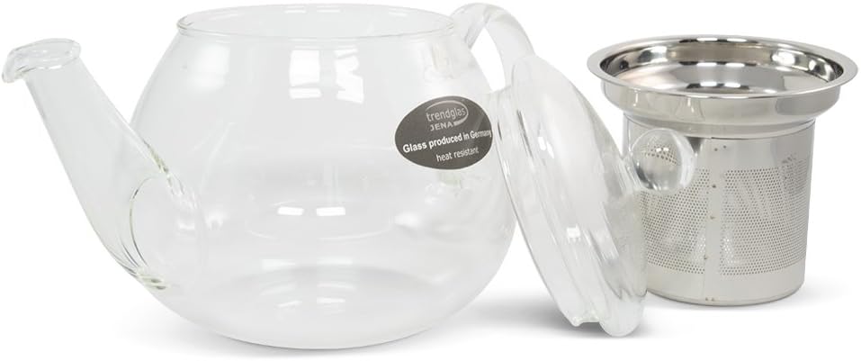Trendglas Jena Teekännchen Pretty Tea I mit Edelstahlfilter, 0,5 Liter