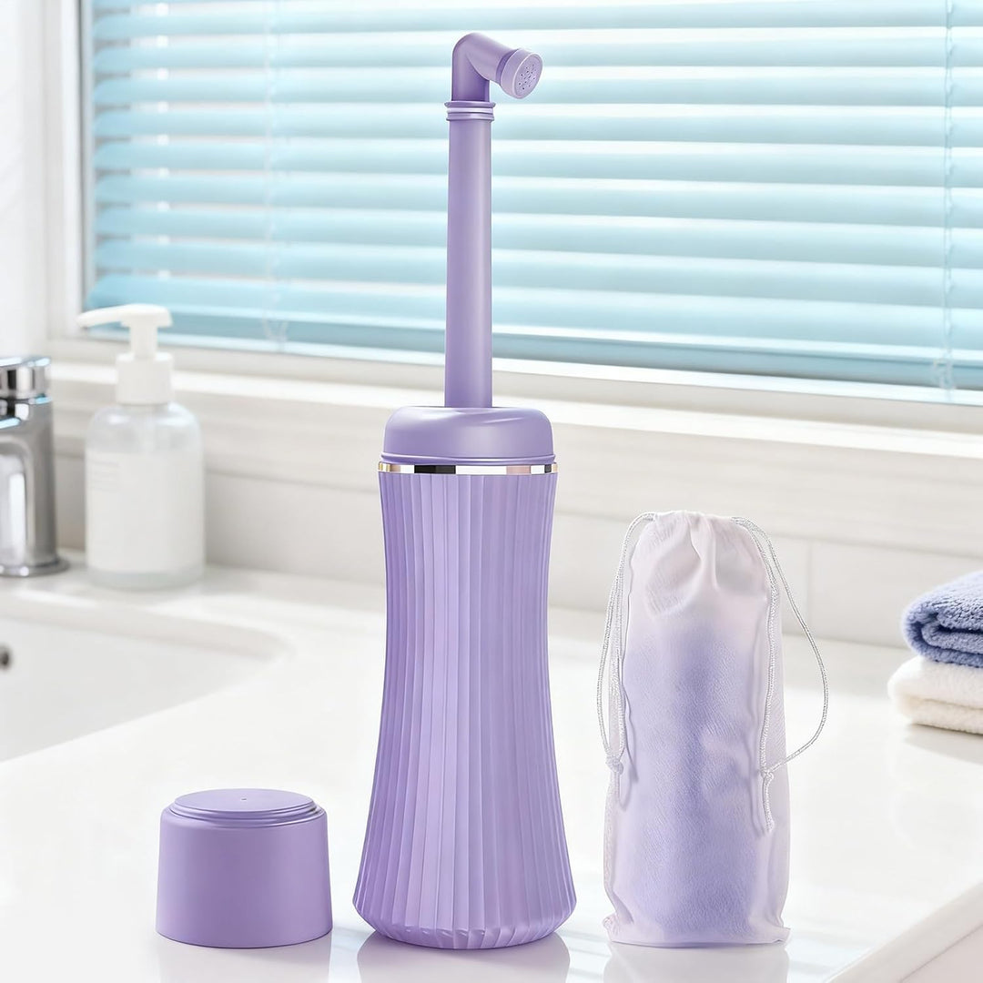 Dammflaschen Für Feminine Hygiene | Bidet Reinigungssprüher 400ml,Manuelles Handheld Tragbares Bidet