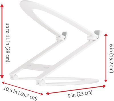 Twelve South Curve Flex | Ergonomischer höhen- und winkelverstellbarer Aluminium-Laptop-/MacBook-Stä