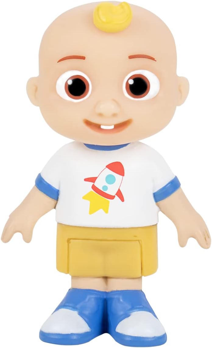 Bandai - CocoMelon - Familienauto+1 JJ-Figur - Fahrzeug, das den Song „Are we there yet“ (auf Englis