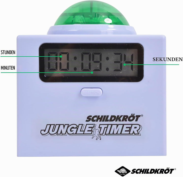 Schildkröt® Jungle Timer, Jungle Line Zubehör, Ninja Timer, Buzzer mit Zeiterfassung, Stoppuhr