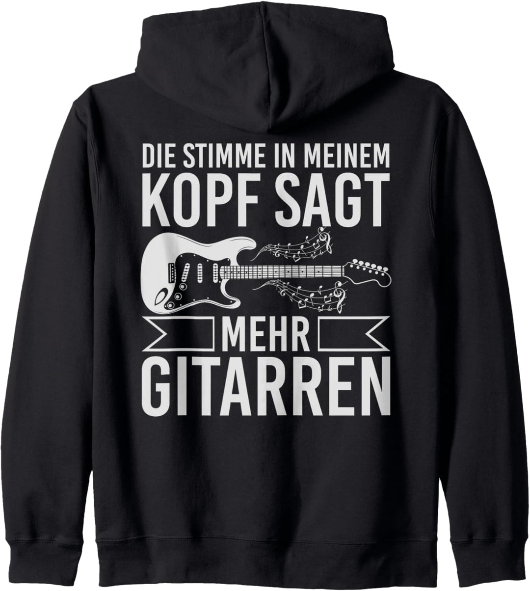 Die Stimme In Meinem Kopf Sagt Mehr Gitarren Kapuzenjacke