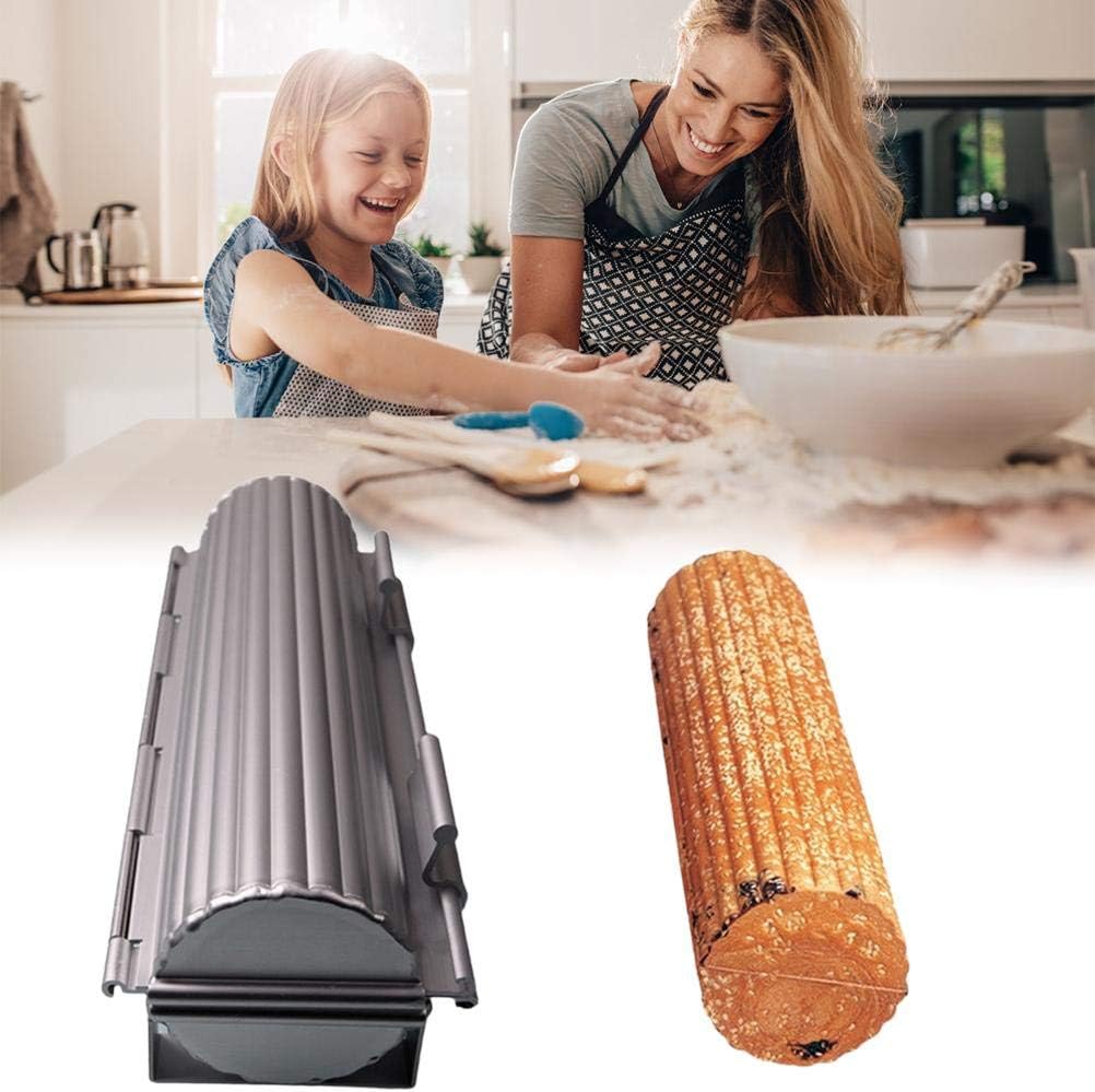 Kastenform mit Deckel, runde Brotform zum Öffnen und Schliessen, Backformen für französisches Brot a