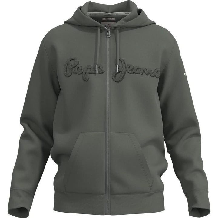Pepe Jeans Herren Ryan Zip Kapuzenpullover S Grün (Casting), S Grün (Casting)