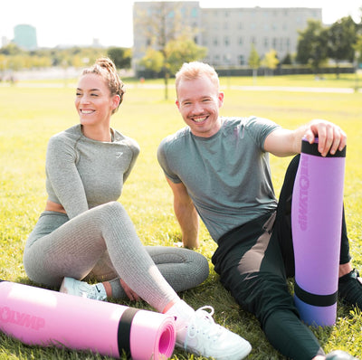 NEOLYMP Yogamatte rutschfest mit Tragegurt und Übungen - leichte Yogamatte dünn, umweltfreundliche G