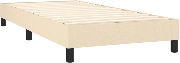 vidaXL Boxspringbett, Bettgestell mit Lattenrost, Bett Polsterbett mit Stützbeinen, Einzelbett Schla