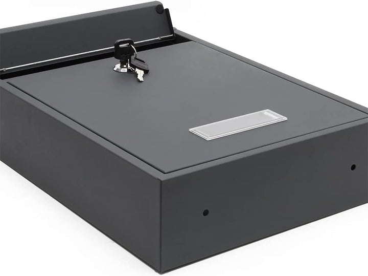 kippen 10005AN Briefkasten Modell MAIL, Farbe Anthrazit, Schwarz, Dimensioni: 320x215x90 mm