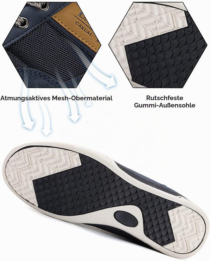 LANGDU Freizeitschuhe Herren Schuhe Sneaker Atmungsaktive 41-46 | Bequem,Leichtgewicht,Rutschfeste S