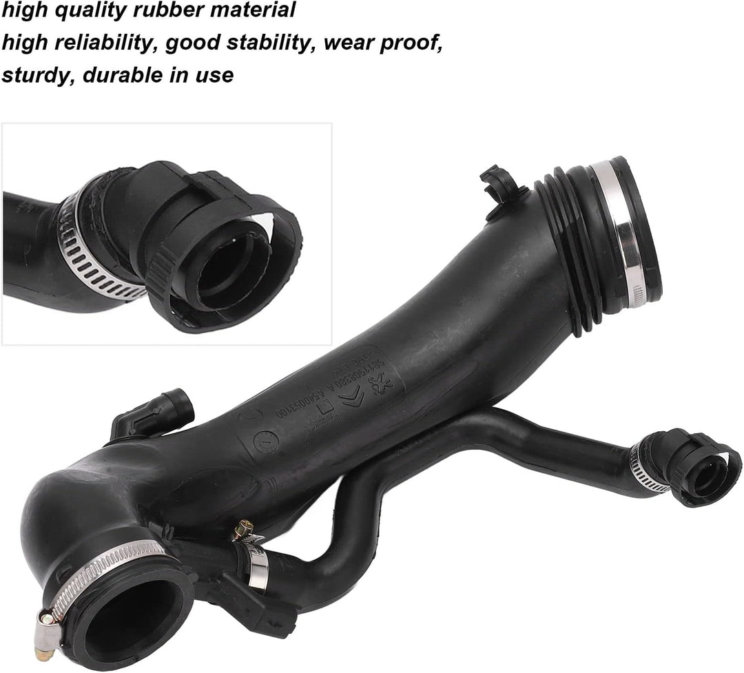 Qiilu Ansaugrohr Turbolader 1440Q6 9811909980 Turbo Air Chagrer Ansaugschlauch Gummiluftansaugrohr M