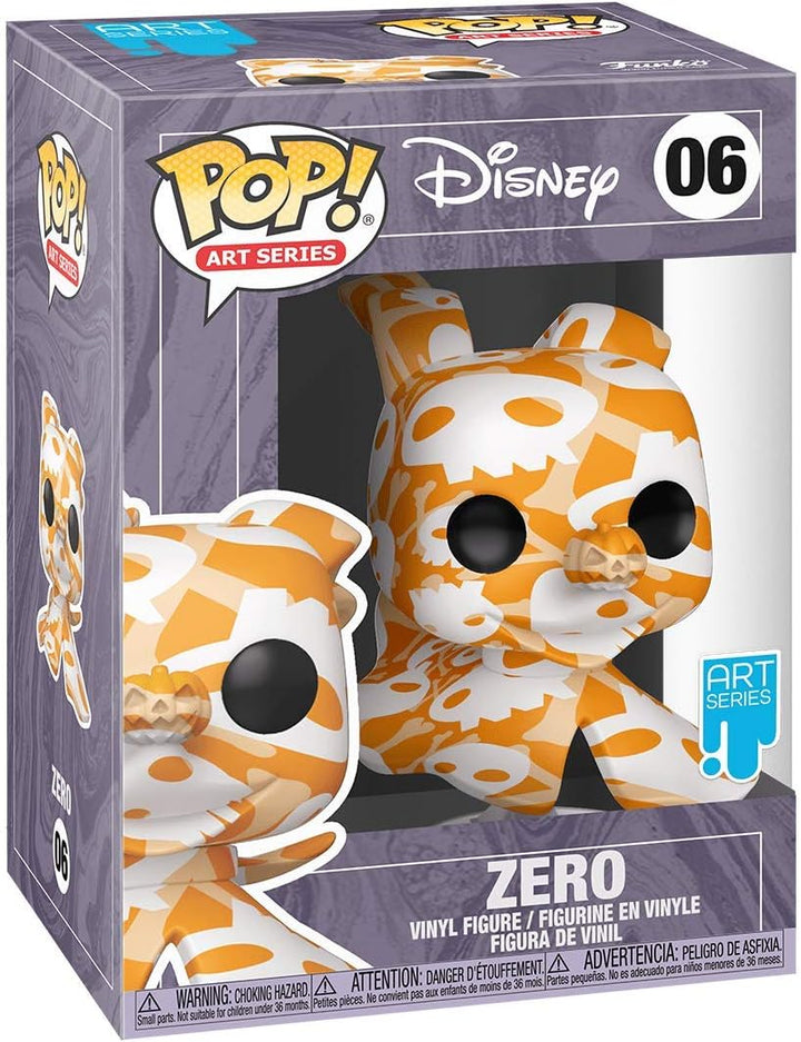 Funko 49939 Pop! Art Serie: Disney's The Nightmare Before Christmas - Zero Exclusive #06
