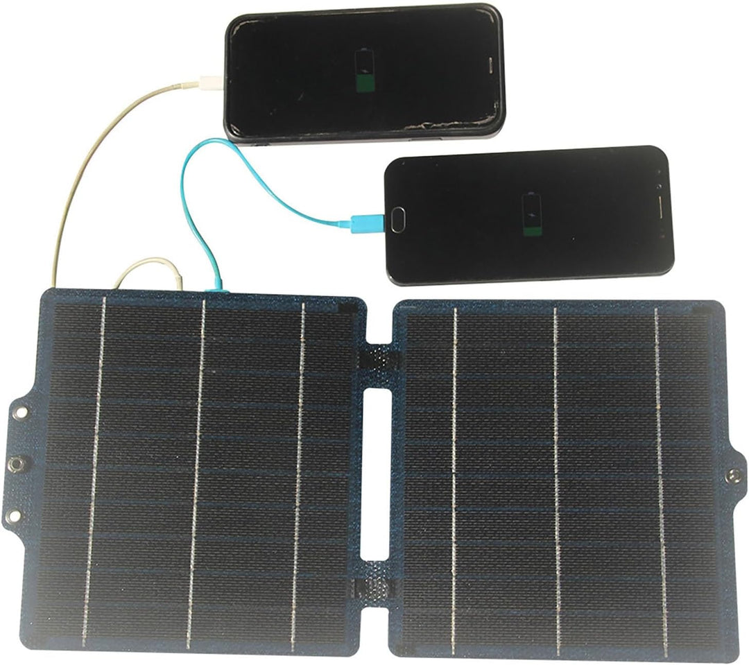 Tragbares klappbares Solarpanel 10W 5V, USB Typ-C Ausgangs-Solarladegerät für Outdoor Camping Wander