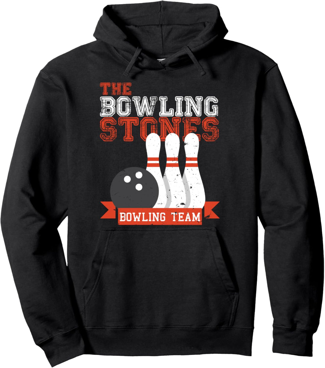 Funny Bowling Stones - Bowl Sports Team Pullover Hoodie