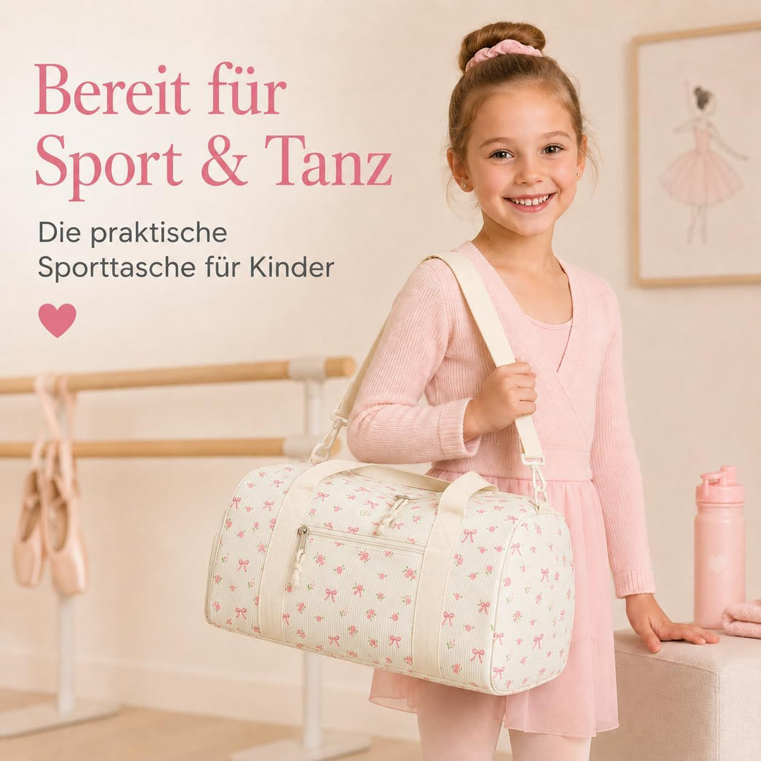 LOIDOU Sporttasche Reisetasche Frauen Mädchen Jungen Sporttasche mit grossem Schuhfach Nassfach Spor
