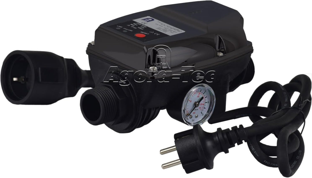 Agora-Tec® at- 4 Zoll 750-5DW Hochdruck Tauchpumpe für Zisternen und Wassertanks inkl. Druckschalter