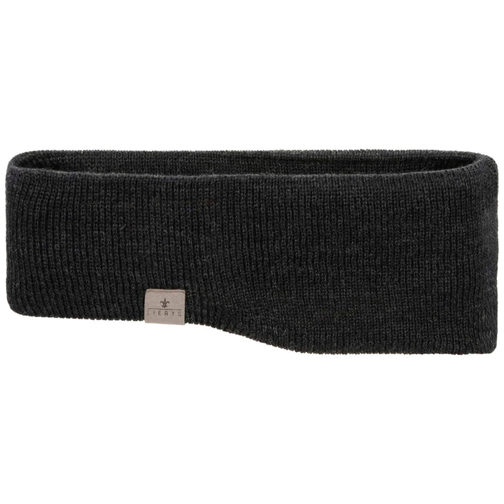 Lierys Fine Merino Stirnband Damen/Herren (7,5-10 cm breit) - dreilagiges Strickband aus Merinowolle