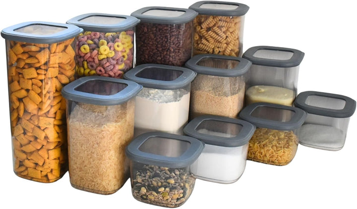 Vorratsdosen mit Deckel luftdicht diverse Sets Küchenorganizer Aufbewahrungsbox BPA frei stapelbare