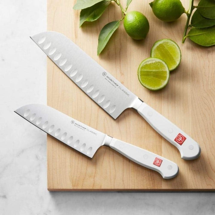 WÜSTHOF Classic White Santoku 17 cm Weiss 17 cm, Weiss 17 cm