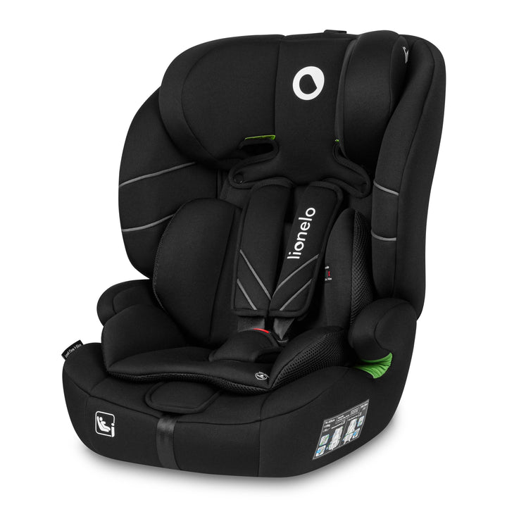 LIONELO LEVI ONE I-SIZE 76-150 cm Kinderautositz, Gruppe 1 2 3, Seitenschutz, 10 Grad Kopfstützenver