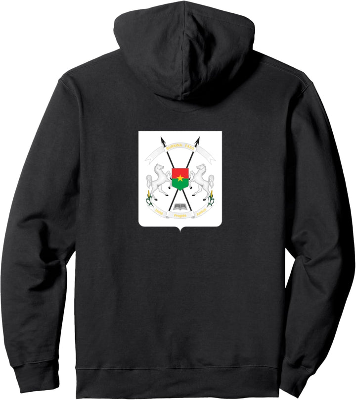Coat of arms of Burkina Faso Pullover Hoodie