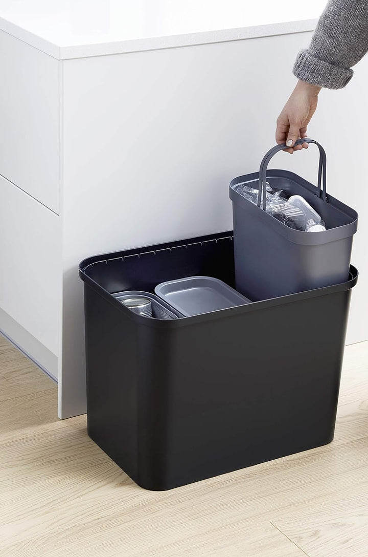 SmartStore - Mülleimer - Recycling - Sammeln Sie 76 Liter - Schwarz