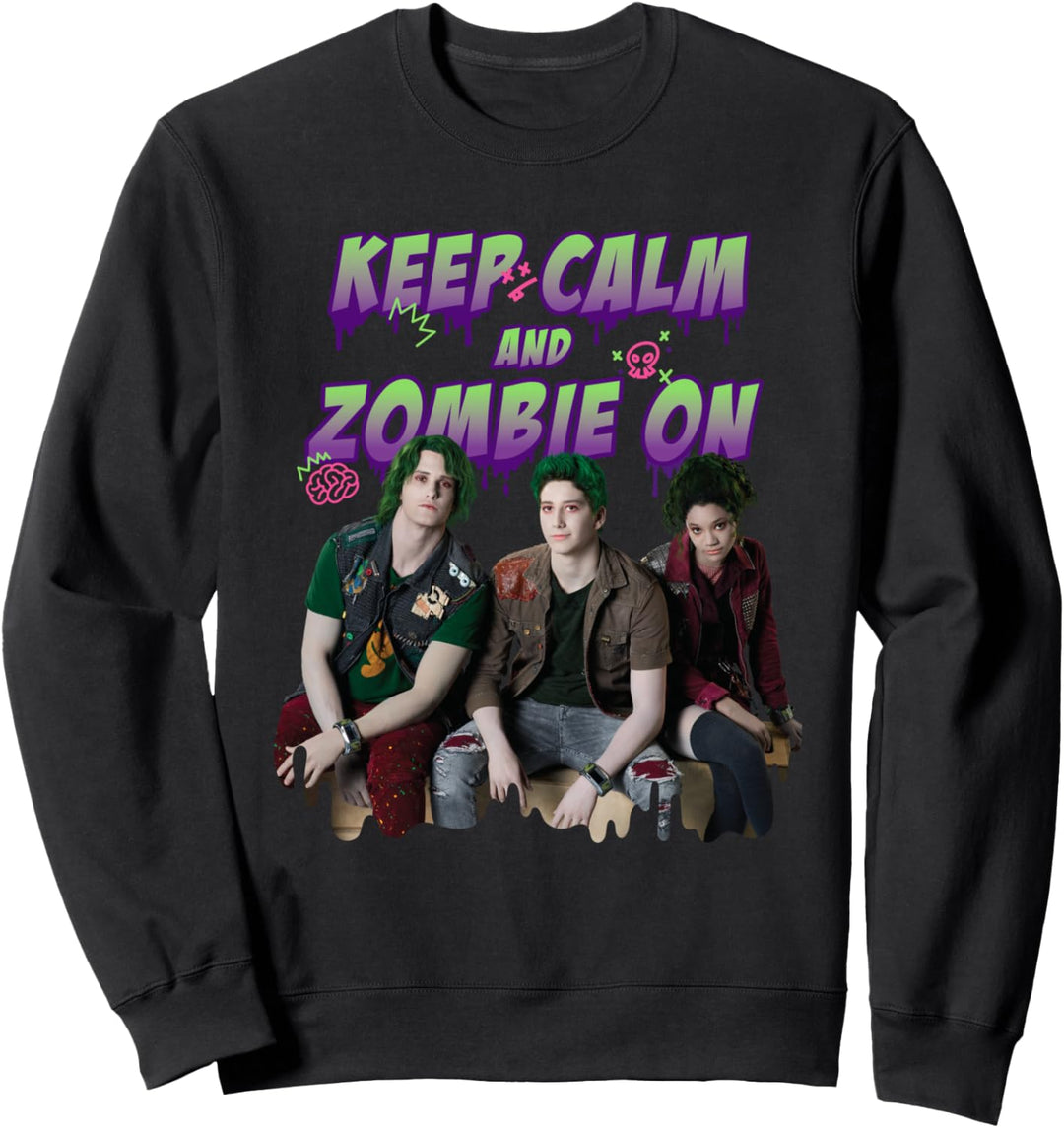 Disney Channel Zombies 2 Keep Calm and Zombie On Sweatshirt