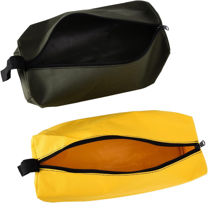 Jadeshay 5 Stück Werkzeugtasche mit Reissverschluss, Hardware Werkzeug Tasche Kleine Aufbewahrungs B