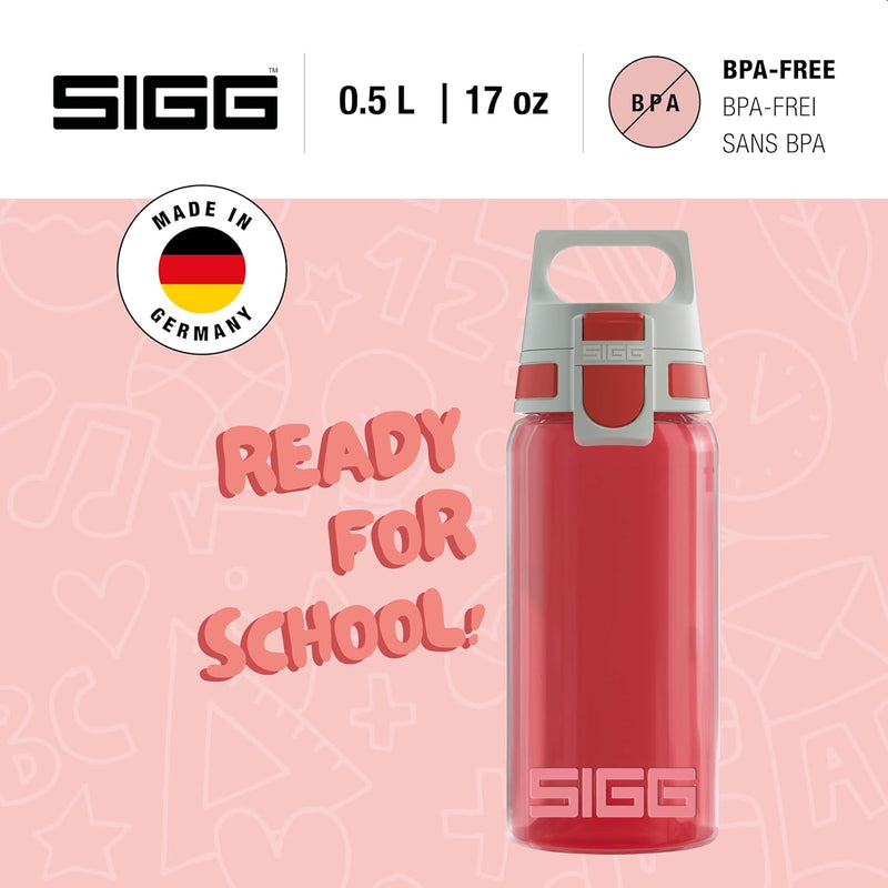 SIGG - Trinkflasche Kinder - Viva One - Kohlensäure Geeignet - Auslaufsicher - Spülmaschinenfest - B