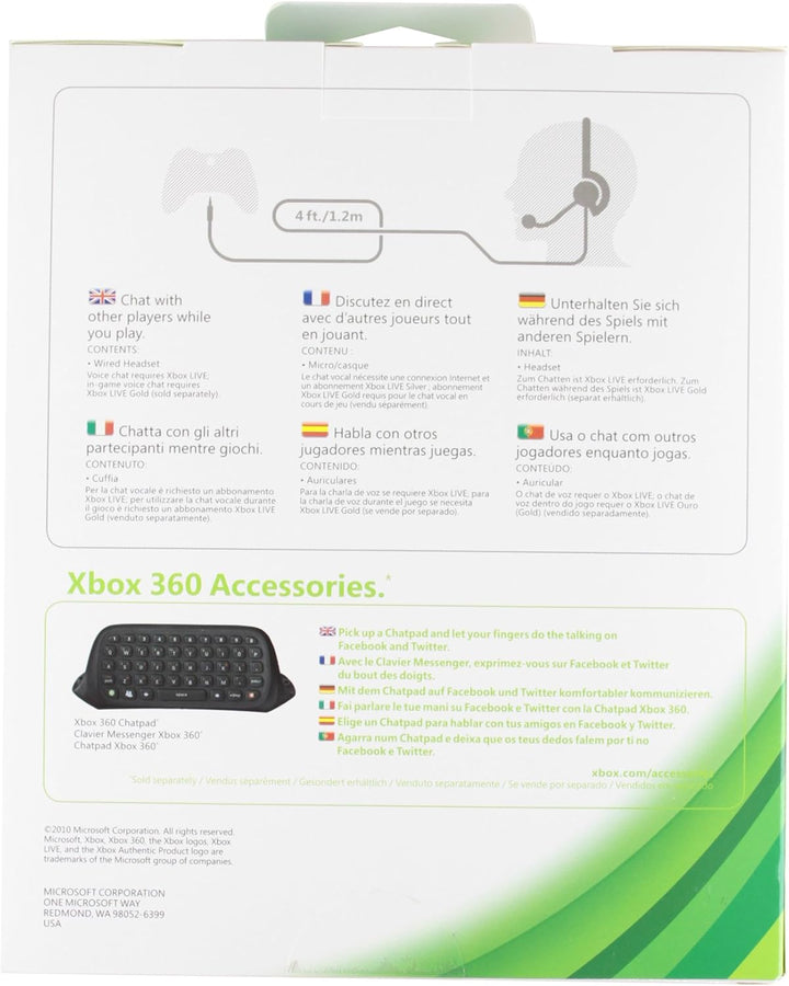 Microsoft Xbox 360 Headset (schwarz)