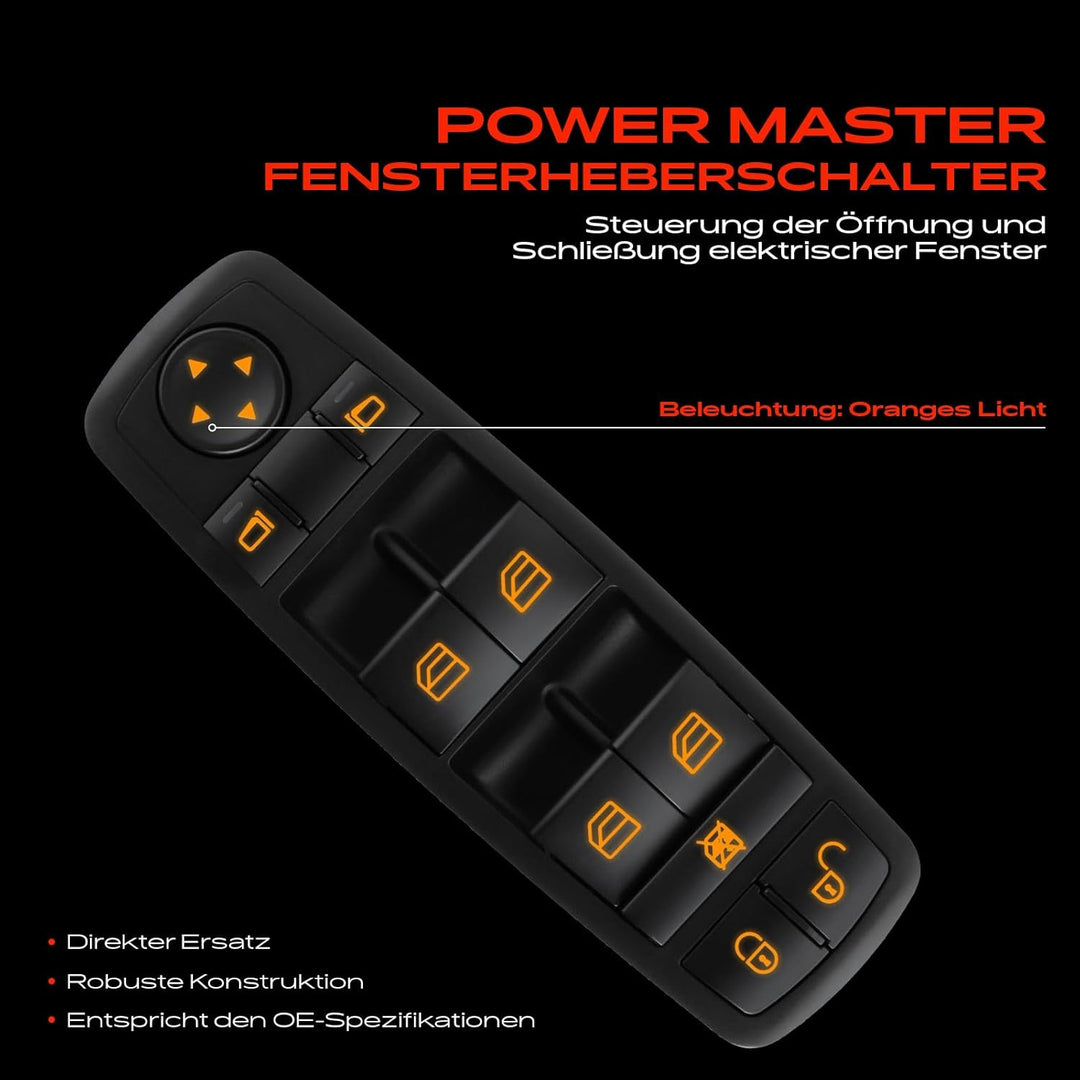 Fensterheber Schalter Schalteinheit Vorne Links für W169 W245 2004-2012