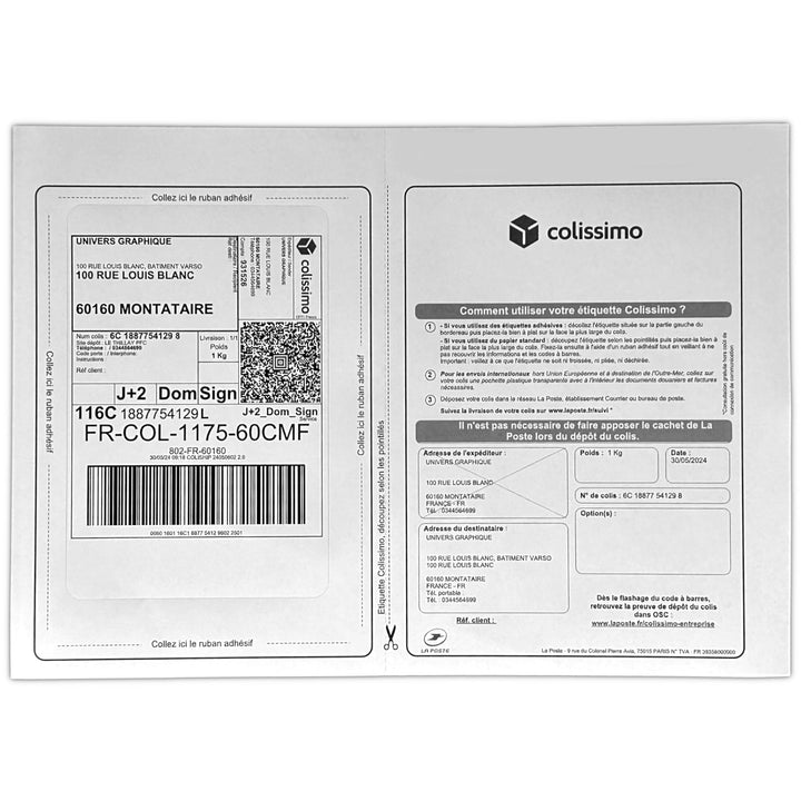 500 Blatt DIN A4 zu je 2 Etiketten (210 x 148,5 mm)= 1000 bedruckbare Etiketten, permanent haftend,