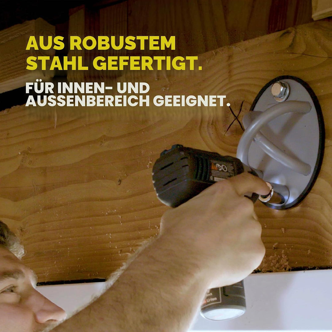 TRX XMount Wand- und Deckenanker für Schlingentrainer Xmount 4 GRAU, Xmount 4 GRAU