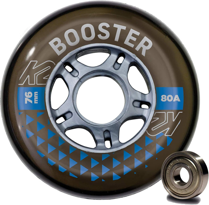 K2 Booster 76MM 80A 8-Wheel Pack W ILQ Skates Rollen/Räder 76mm 80A & ILQ-5, 76mm 80A & ILQ-5