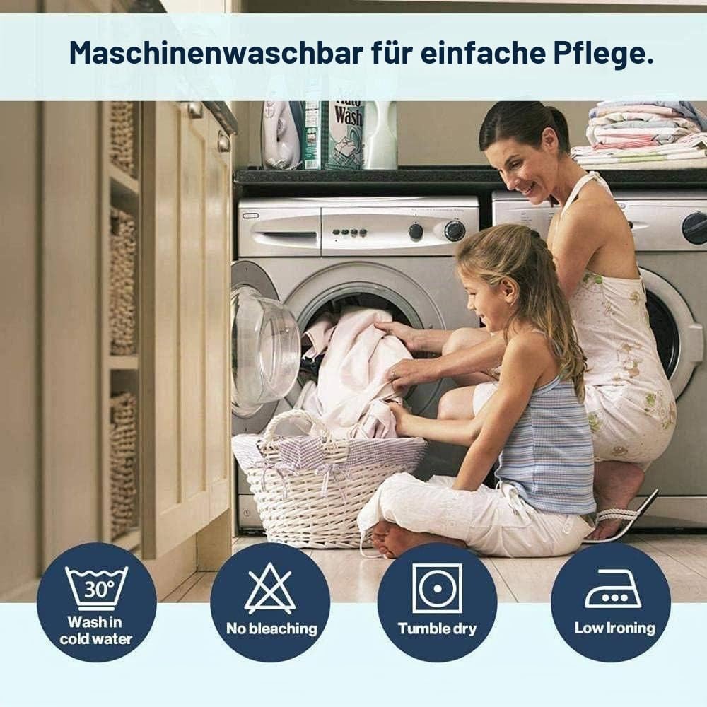 XPINGO Kinder Bettwäsche Fuchs 135x200 cm 2teilig Jungen und Mädchen Mikrofaser Weiche Winter Warm B