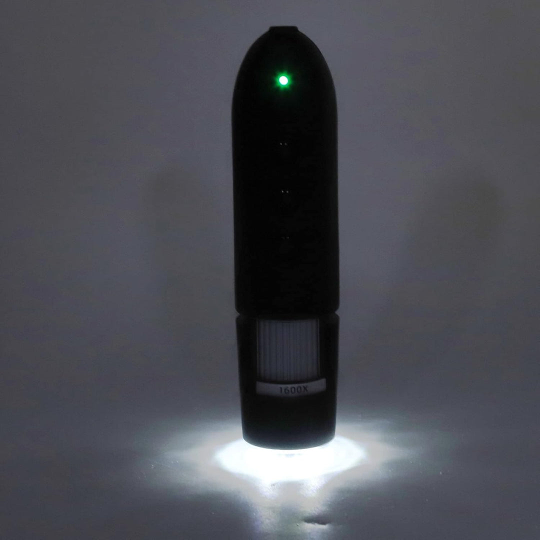 Digitales Mikroskop, Wireless WIFI 1600X Super HD Handheld-Mikroskope Elektronischer Detektor für Ko