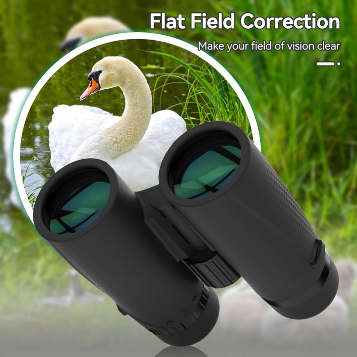 Svbony SA205 Fernglas für Erwachsene, 10x42 ED Flat Field Korrektur BAK4 FMC Grosses Okular Hohe Ver