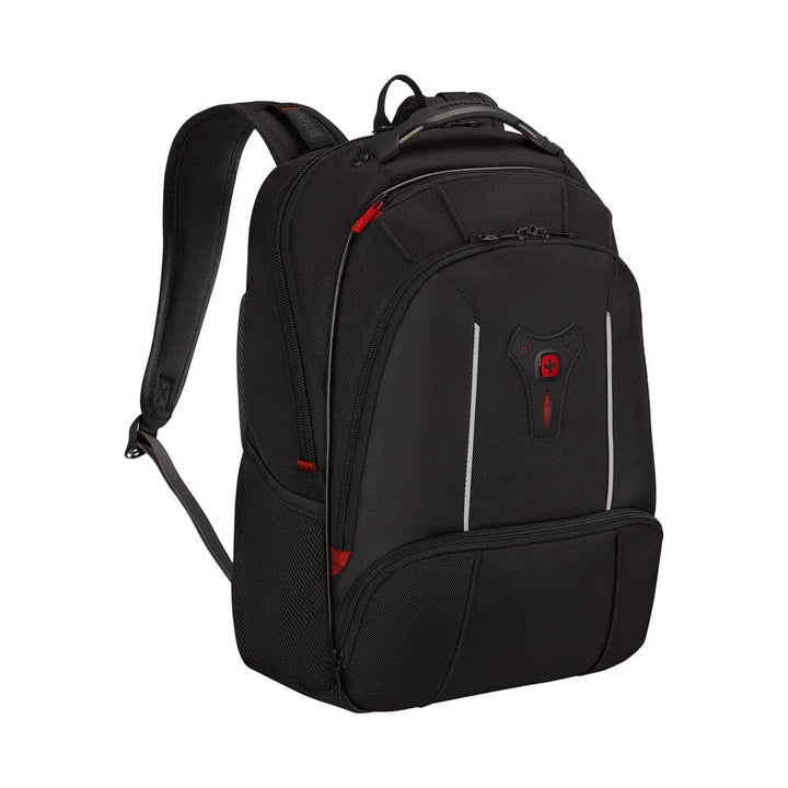 WENGER Carbon Rucksack, Notebook, Organizer, Kofferriemen, Damen Herren, Büro Business Uni, Schwarz