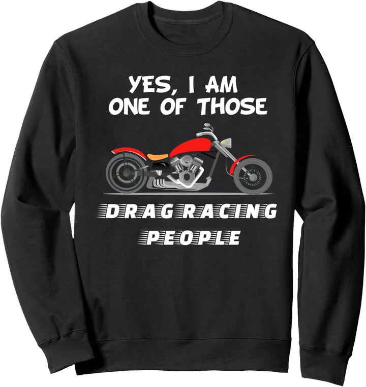 Lustiges Geschenk des Motorrad Drag Racing Racer Mechanic Sweatshirt