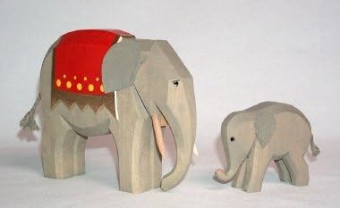 Elefant klein von Lotte Sievers-Hahn Krippenfiguren