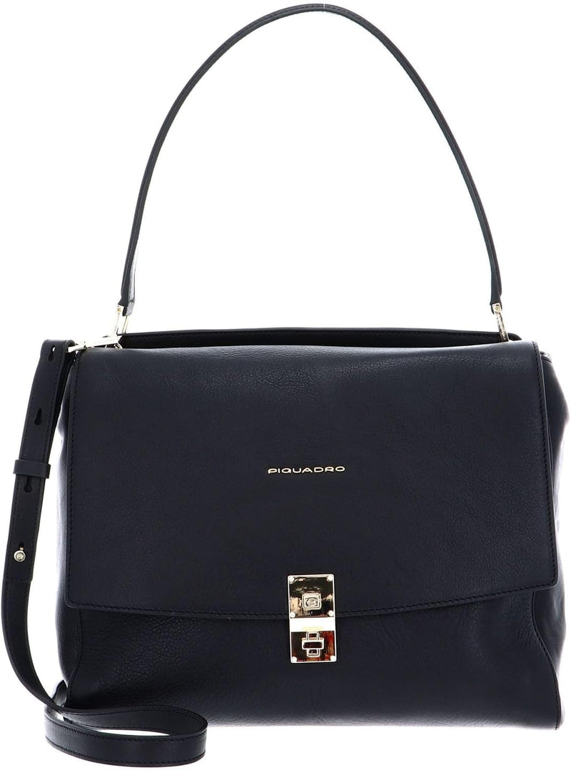 Piquadro Damen Dafne Tasche Schwarz, Schwarz