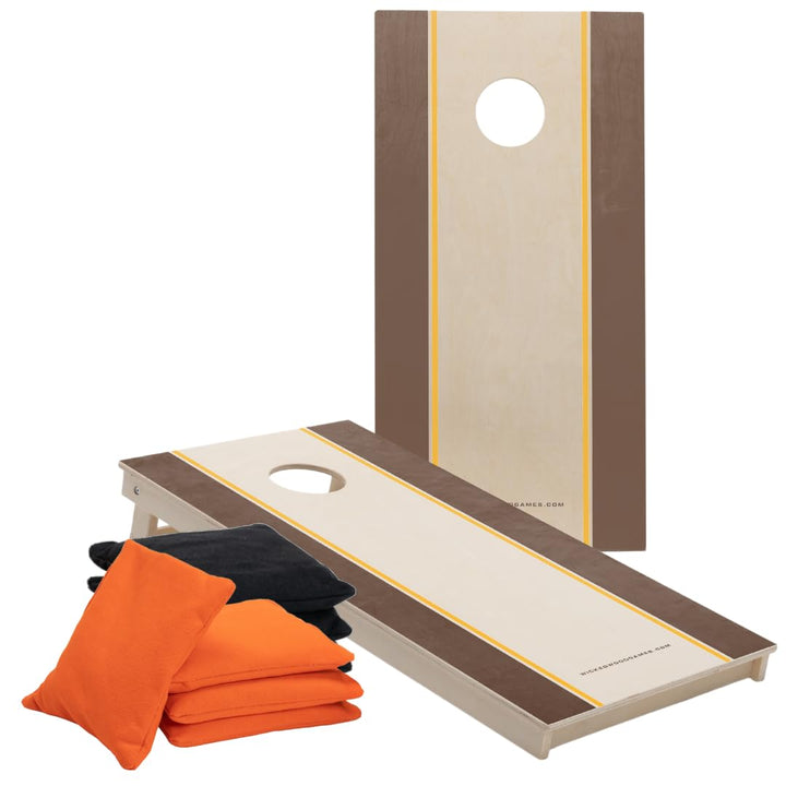Cornhole Set – 120 x 60 cm - Sackloch Spiel – Wicked Wood – offiziell ACL-lizensiertes Set of Boards
