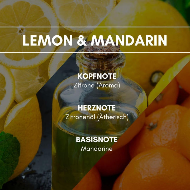 Duftspray "Lemon Mandarin" | Lufterfrischer für automatischen Duftspender oder zum manuellen Sprühen