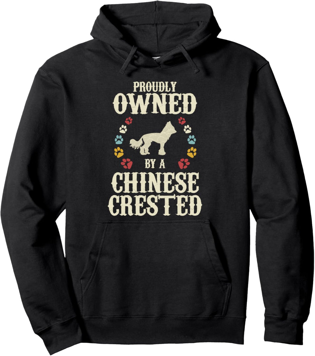 Mit Stolz im Besitz eines Hundes – Vater Mutter chinesischer Wappen Pullover Hoodie