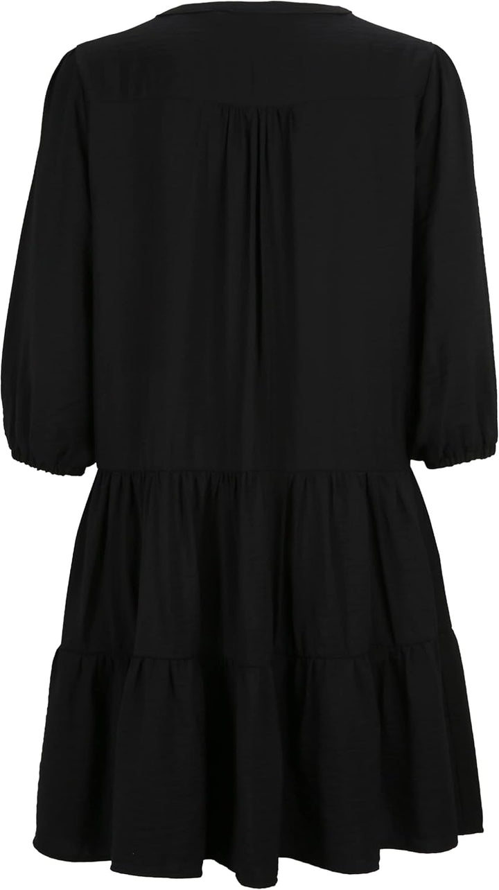 Tamaris Damen ASTANA AOP Kurzes trapez Kleid