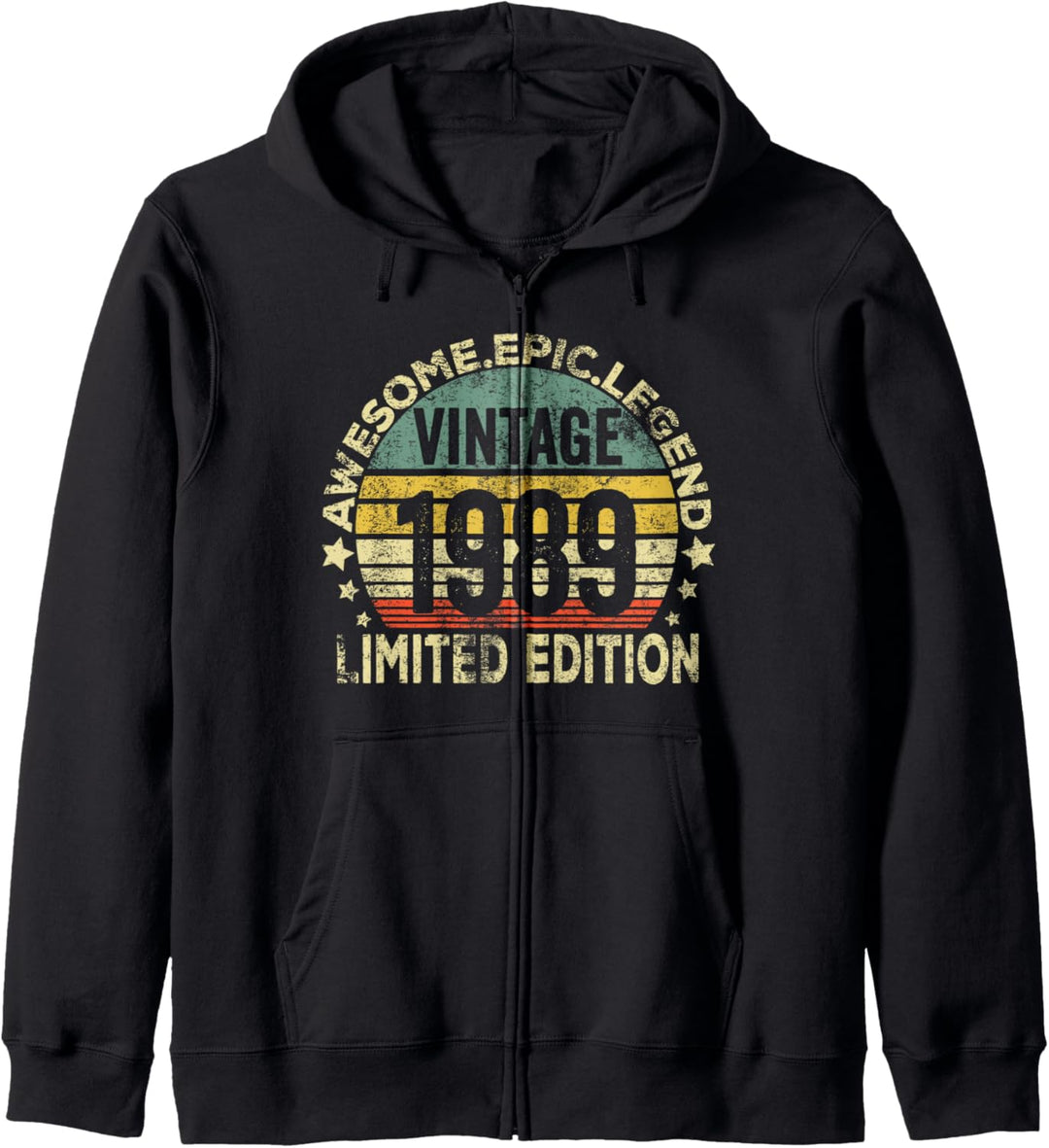 32 Year Old Legendary Retro Vintage Awesome Birthday 1989 Kapuzenjacke