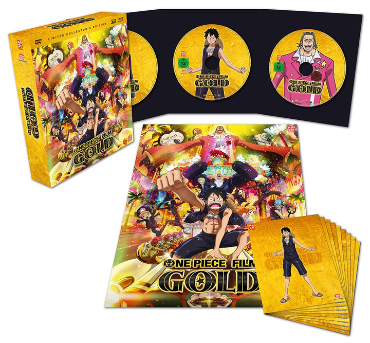 One Piece: Gold - 12. Film - [3DBlu-ray, Blu-ray & DVD] Limited Edition, DVD
