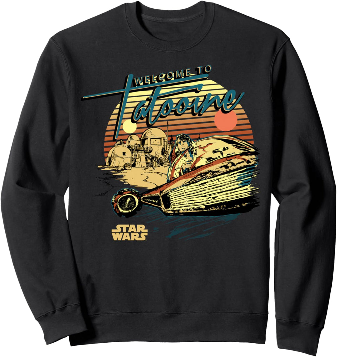 Star Wars Welcome To Tatooine Luke Skywalker Poster Sweatshirt