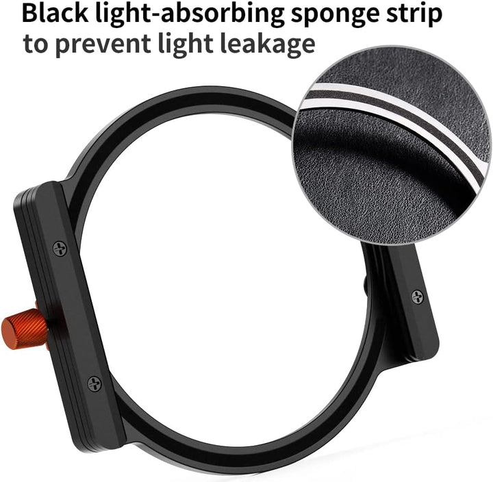 K&F Concept Nano-X Filterhalter Kit Rechteck-Filterhaltersystem(inkl.8er Filter Adapterringe), Filte