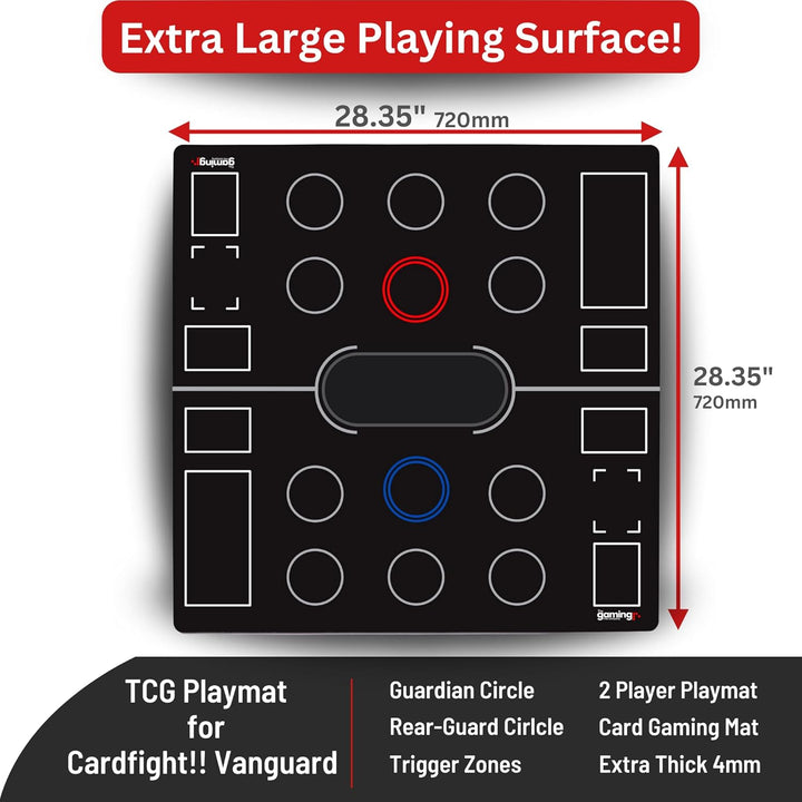 Die Gaming Mat Company 2-Spieler CARDFIGHT!! Vanguard Spielmatten für Vanguard TCG Karten - Deluxe 7